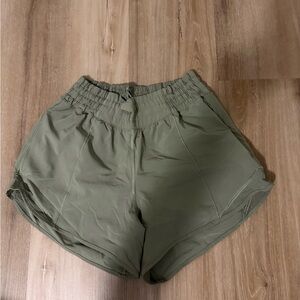 Lululemon Athletica Sage Green Athletic Shorts Size 4